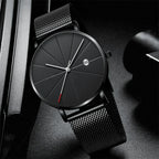 Men’s Ultra-Thin Stainless Steel Mesh Watch