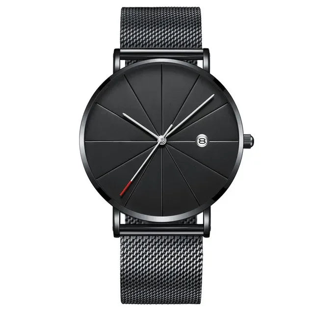 Men’s Ultra-Thin Stainless Steel Mesh Watch