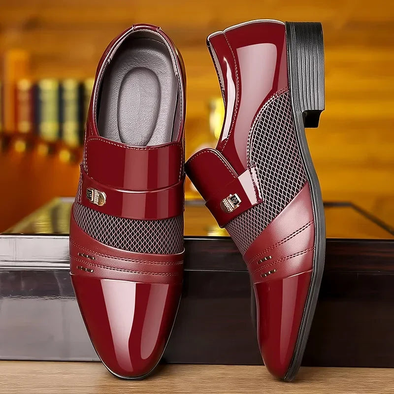 Men Shoes Formal Slip
