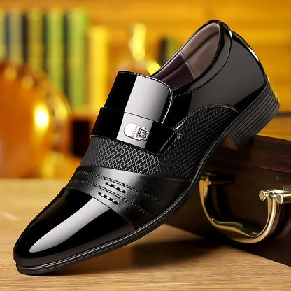 Men Shoes Formal Slip
