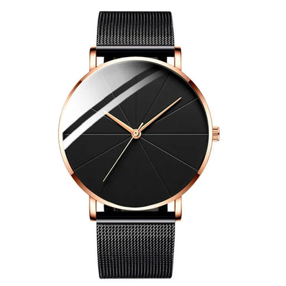Men’s Watch with Stainless Steel Mesh Band
