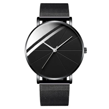 Men’s Watch with Stainless Steel Mesh Band
