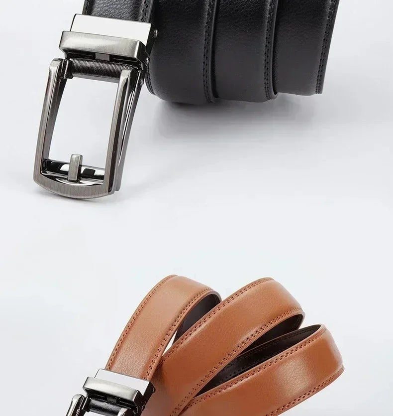 Men’s Automatic Buckle Leather Belt