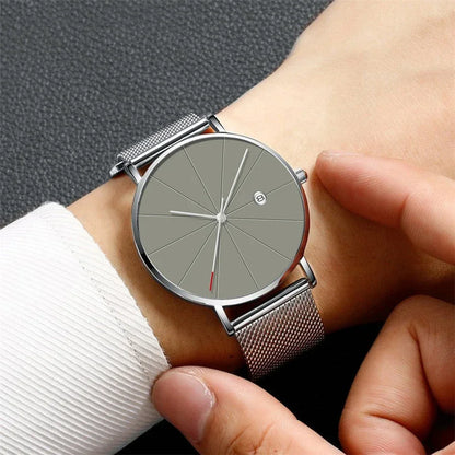 Men’s Ultra-Thin Stainless Steel Mesh Watch