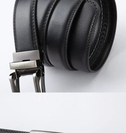 Men’s Automatic Buckle Leather Belt
