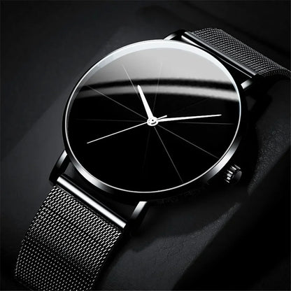 Men’s Watch with Stainless Steel Mesh Band