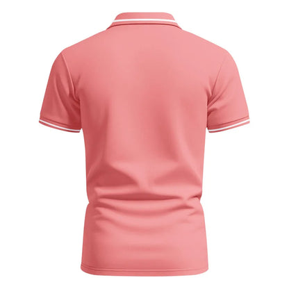 Men’s Quick-Dry Solid Color Polo Shirt