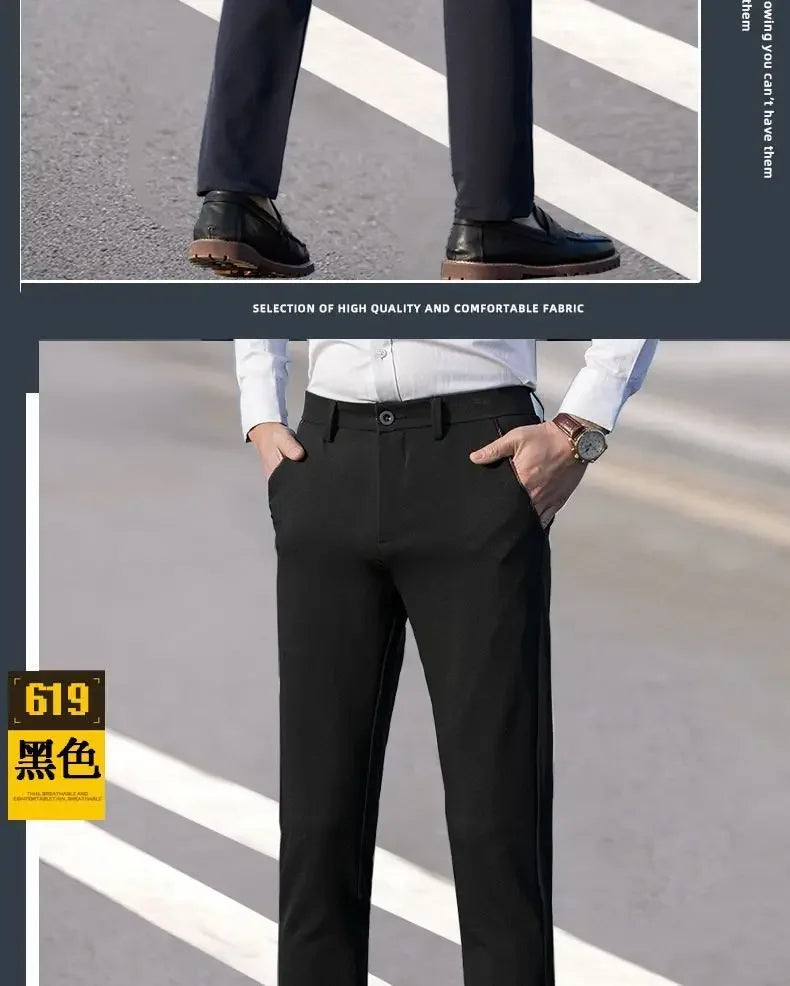 Men’s Slim Fit Suit Pants