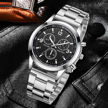 Men’s Casual Silver Watch