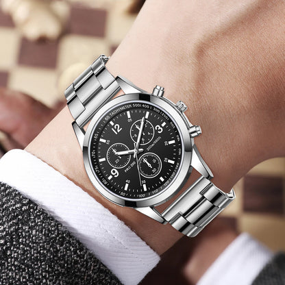 Men’s Casual Silver Watch