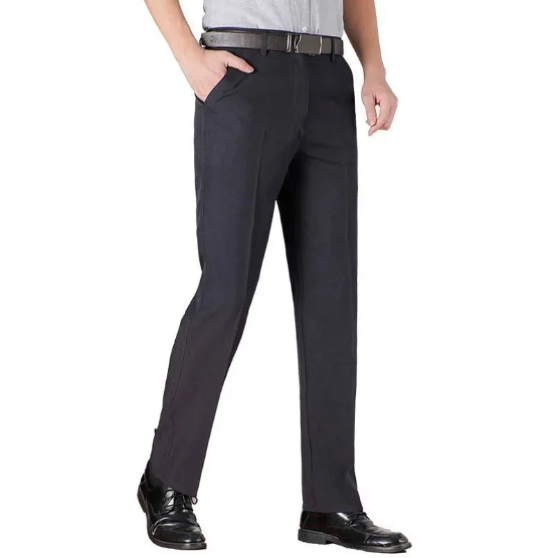 Men’s Business Casual Straight Pants